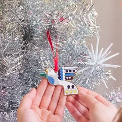Erstwilder Peace & Love Enamel Tree Ornament* Tree Ornaments