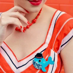 Erstwilder Pedro The Piranha Brooch* Brooches