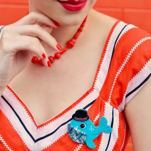Erstwilder Pedro The Piranha Brooch* Brooches
