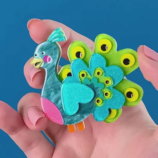 Erstwilder Percy The Peacock Brooch* Brooches