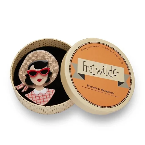 Erstwilder Picnic Portrait Brooch* Brooches