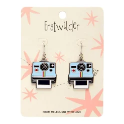 Erstwilder Picture Of Us Enamel Drop Earrings* Enamel Earrings