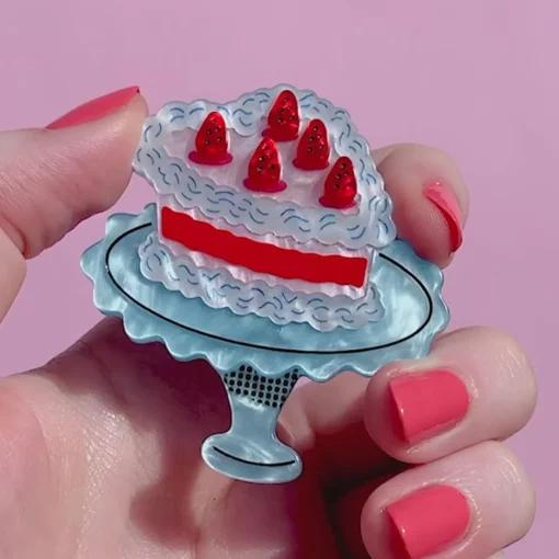 Erstwilder Piece Of Cake Brooch* Brooches