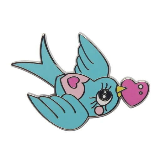 Erstwilder Piper The Love Bird Enamel Pin* Enamel Pins