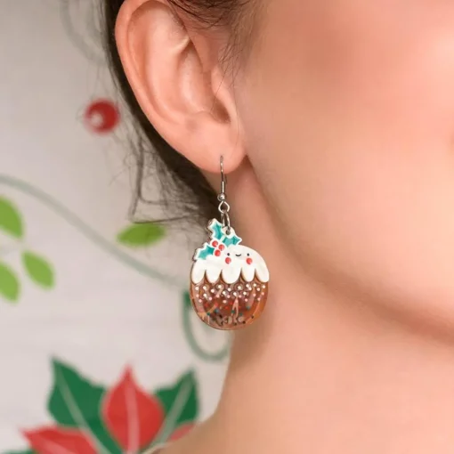 Erstwilder Plum Puddie Earrings* Earrings