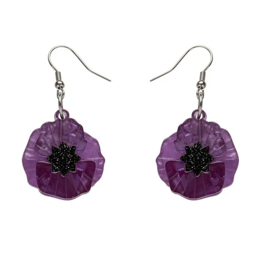Erstwilder Poppy Field Drop Earrings* Earrings