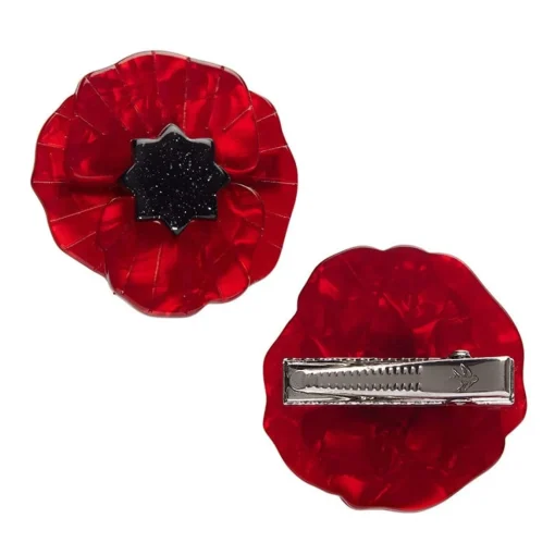 Erstwilder Poppy Field Hair Clips Set - 2 Piece* Hair Clips & Claws