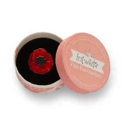 Erstwilder Poppy Field Mini Brooch* Brooches