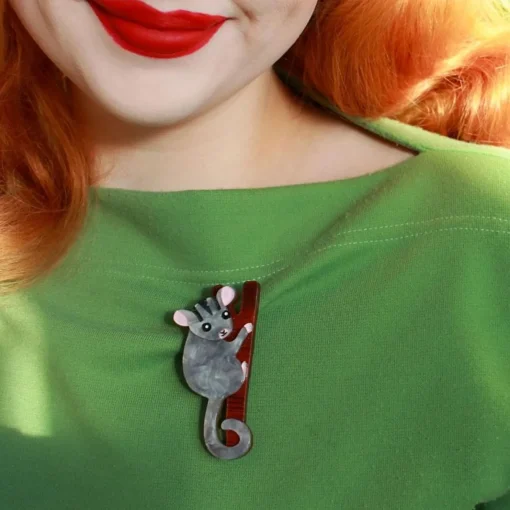 Erstwilder Possum At Play Brooch* Brooches