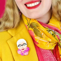 Erstwilder Pretty In Pom Poms Iris Brooch* Brooches