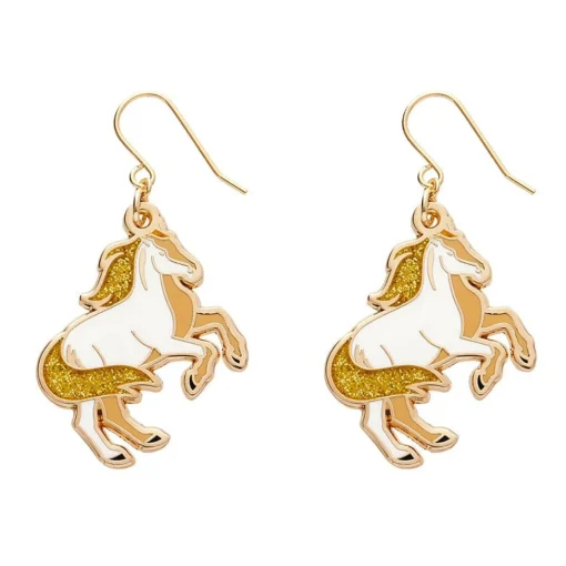 Erstwilder Princely Steed Enamel Drop Earrings* Enamel Earrings