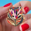 Erstwilder Protea In Bloom Enamel Pin* Enamel Pins