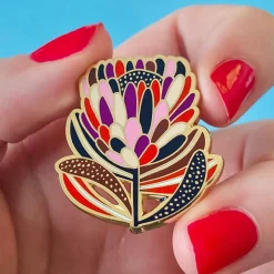 Erstwilder Protea In Bloom Enamel Pin* Enamel Pins