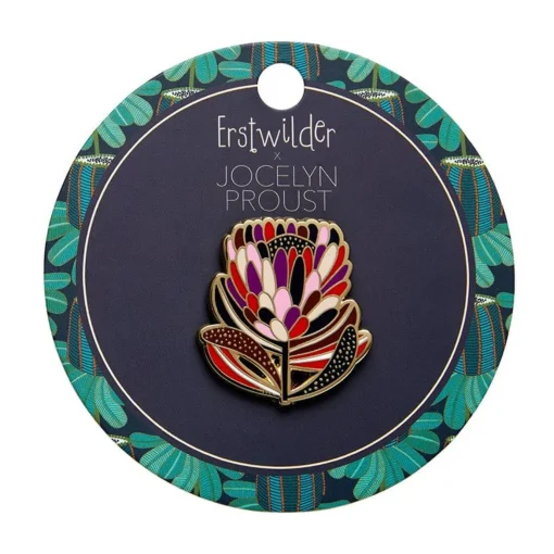 Erstwilder Protea In Bloom Enamel Pin* Enamel Pins