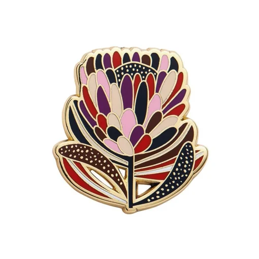 Erstwilder Protea In Bloom Enamel Pin* Enamel Pins