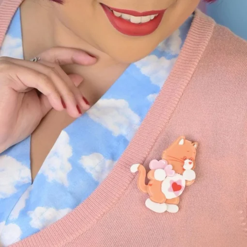 Erstwilder Proud Heart Cat Brooch* Brooches