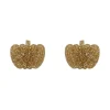 Erstwilder Pumpkin Glitter Resin Stud Earrings - Gold* Essential Earrings