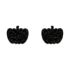 Erstwilder Pumpkin Glitter Resin Stud Earrings - Black* Essential Earrings