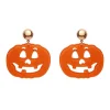 Erstwilder Pumpkin Glitter Statement Earrings - Orange* Essential Earrings