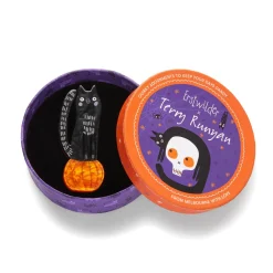 Erstwilder Pumpkin Time Kitty Brooch* Brooches