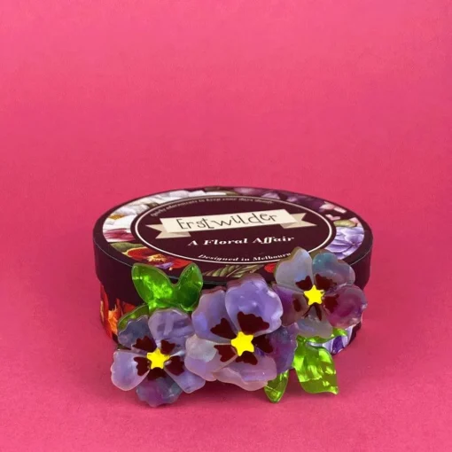 Erstwilder Purple Prose Brooch* Brooches