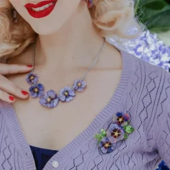 Erstwilder Purple Prose Brooch* Brooches