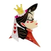 Erstwilder Queen Of Hearts Brooch* Brooches