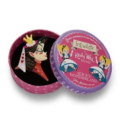 Erstwilder Queen Of Hearts Brooch* Brooches
