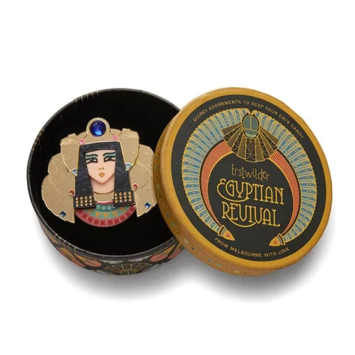 Erstwilder Queen Of The Nile Cleopatra Brooch* Brooches