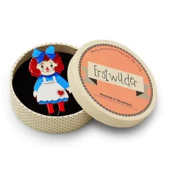 Erstwilder Raggedy Annie Doll Brooch* Brooches