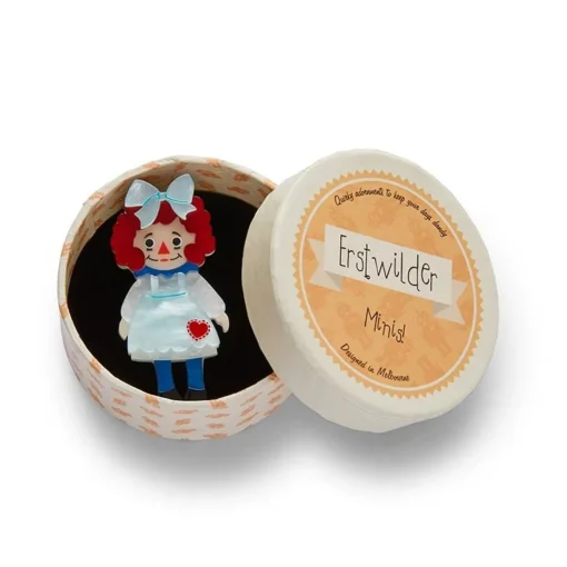 Erstwilder Raggedy Annie Mini Brooch* Brooches