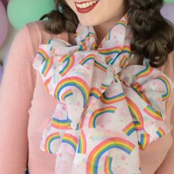 Erstwilder Rainbow Heart Large Neck Scarf* Scarves