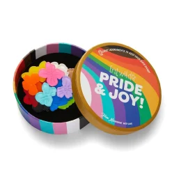 Erstwilder Rainbow Heartfelt Hydrangea Brooch* Brooches