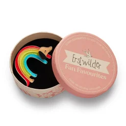 Erstwilder Rainbow Ruff Brooch* Brooches