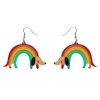 Erstwilder Rainbow Ruff Earrings* Earrings