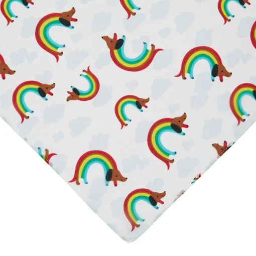 Erstwilder Rainbow Ruff Head Scarf White* Scarves