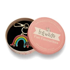 Erstwilder Rainbow Ruff Key Ring* Enamel Key Rings