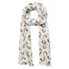 Erstwilder Rainbow Ruff Neck Scarf White* Scarves