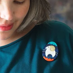 Erstwilder Ram Of Perseverance Brooch* Brooches