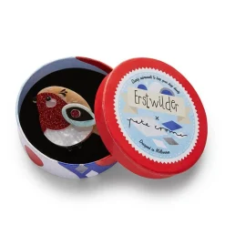 Erstwilder Red Robbin Brooch* Brooches