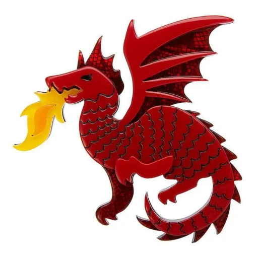 Erstwilder Reign Of Fire Brooch* Brooches