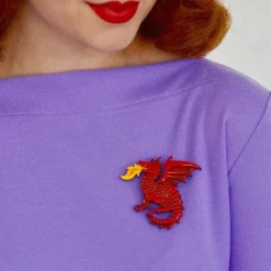 Erstwilder Reign Of Fire Brooch* Brooches