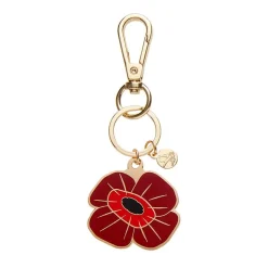 Erstwilder Remembrance Poppy Enamel Key Ring* Enamel Key Rings