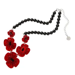 Erstwilder Remembrance Poppy Necklace* Necklaces