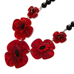 Erstwilder Remembrance Poppy Necklace* Necklaces