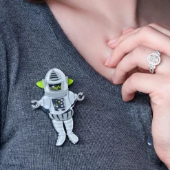 Erstwilder Robert The Rational Robot Brooch* Brooches