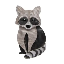 Erstwilder Rocket'S Riot Raccoon Brooch* Brooches