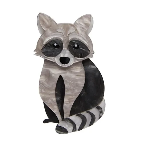 Erstwilder Rocket'S Riot Raccoon Brooch* Brooches