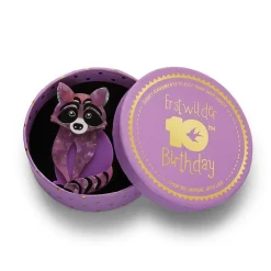 Erstwilder Rocket'S Riot Raccoon Brooch* Brooches