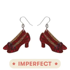 Erstwilder Ruby Slippers Earrings (Imperfect)* Earrings